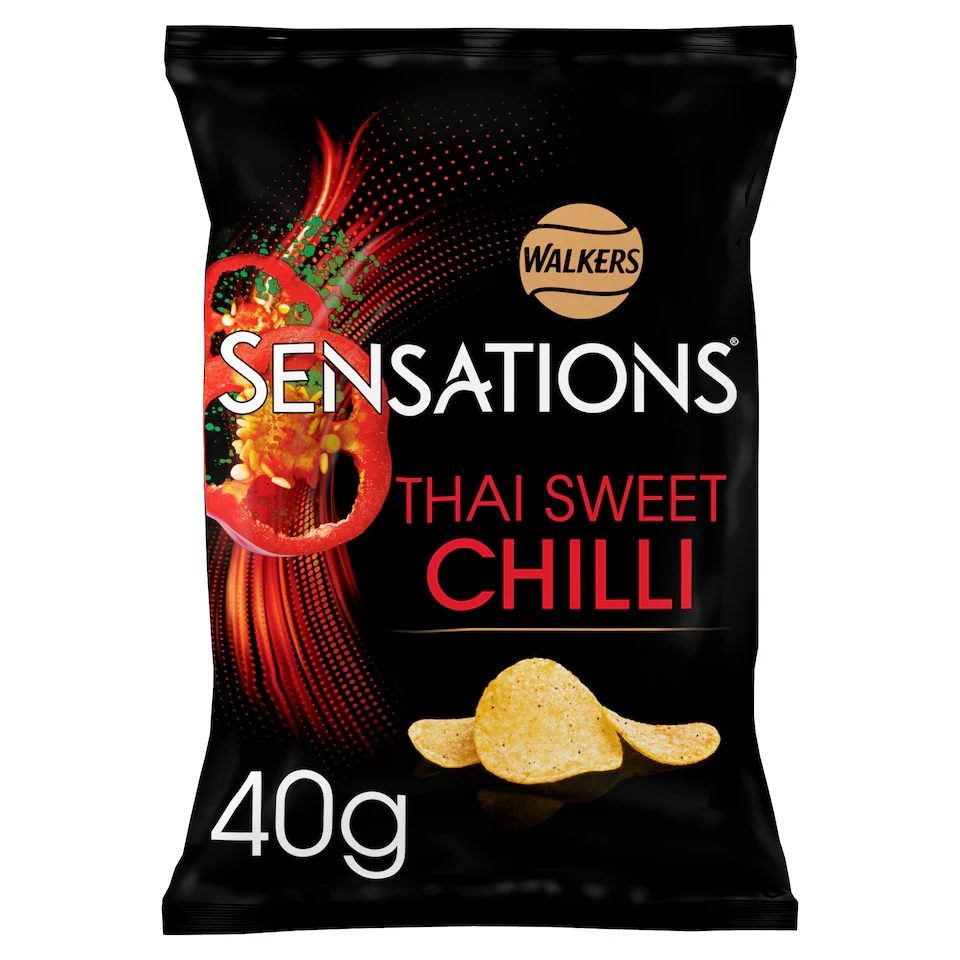 Walkers Sensations Thai Sweet Chilli Grab Bag Crisps 40g