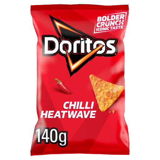Doritos Chilli Heatwave Tortilla Chips Sharing Bag Crisps 140g