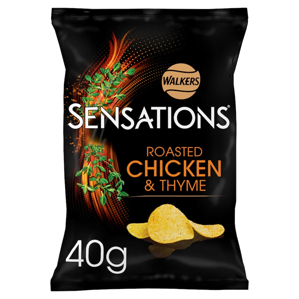 Walkers Sensations Chicken & Thyme Grab Bag Crisps 40g