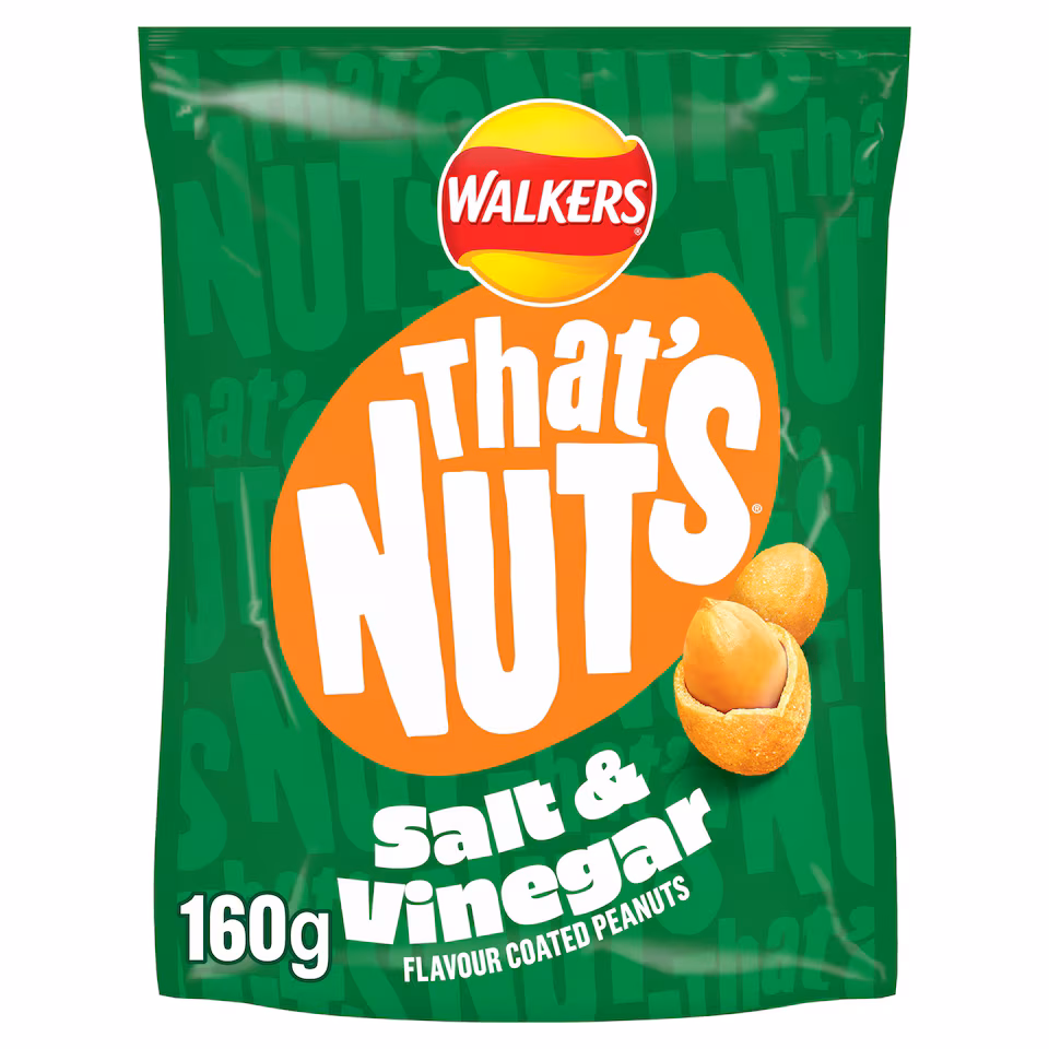 Walkers Thats Nuts Salt & Vinegar 160g
