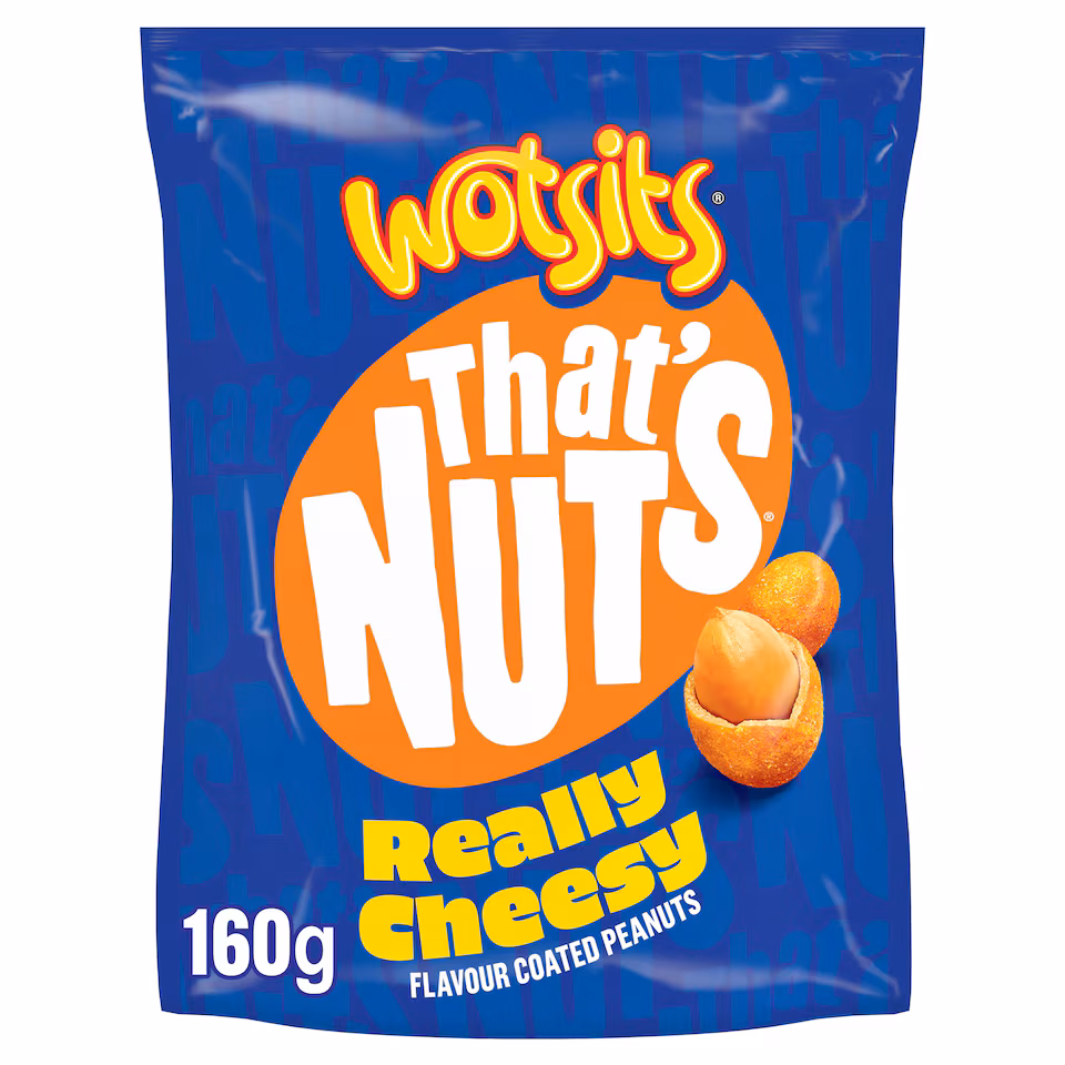 Wotsits Thats Nuts Really Cheesy 160g