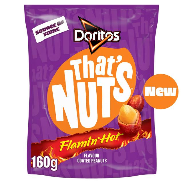 That’s Nuts Doritos Flamin Hot Sharing Coated Peanuts 160g