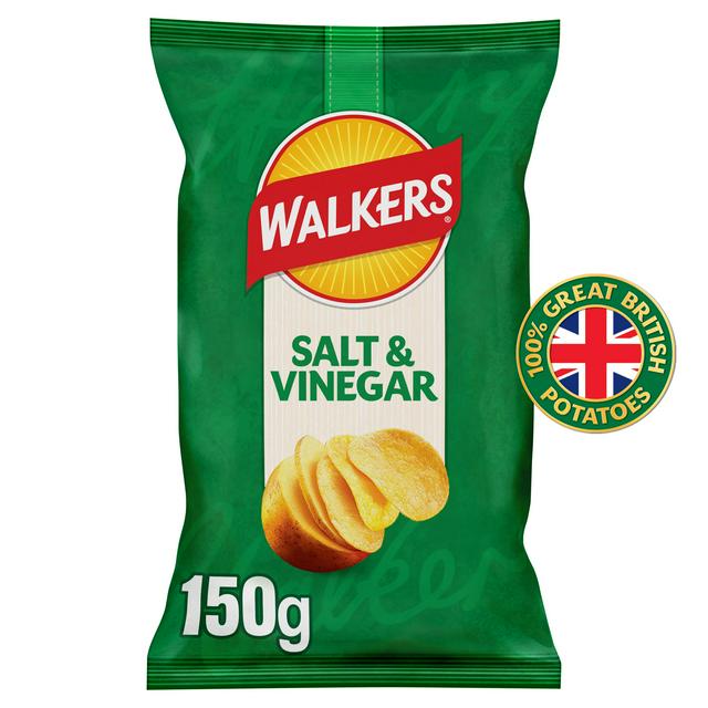 Walkers Crisps Salt & Vinegar 150g