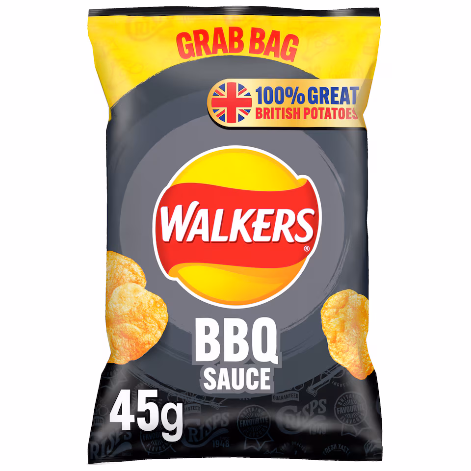 Walkers BBQ Grab Bag Crisps 45g