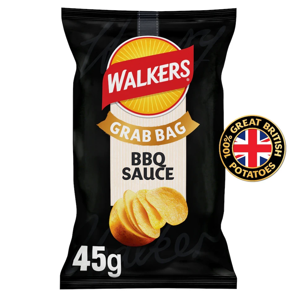 Walkers BBQ Grab Bag Crisps 45g