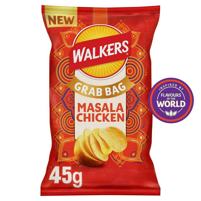 Walkers 45g Masala Chicken Flavour Grab Bag Crisps