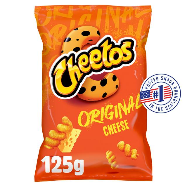 Cheetos Twisted Original Cheese Corn Puffs Sharing Crisps 125g