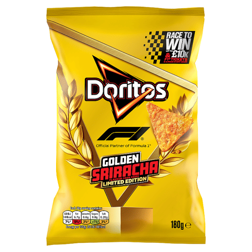 Doritos Hot Honey Golden Sriracha Tortilla Chips Sharing Crisps 180g