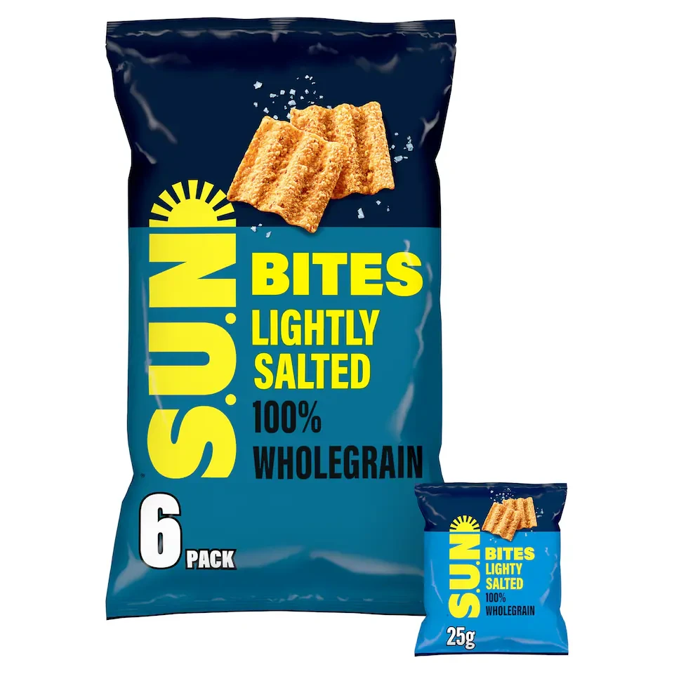 Sunbites Lightly Salted Crisps 6x25g
