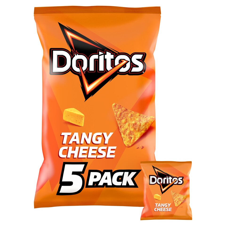 Doritos Tangy Cheese Flavour Corn Chips 5 x 30g