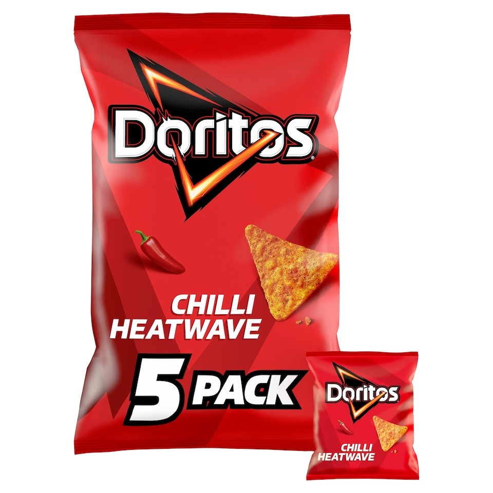 Doritos Chilli Heatwave Crisps 5 x 30g