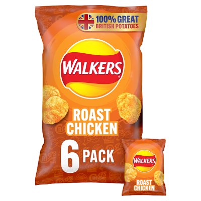 Walkers Roast Chicken Multipack Crisps