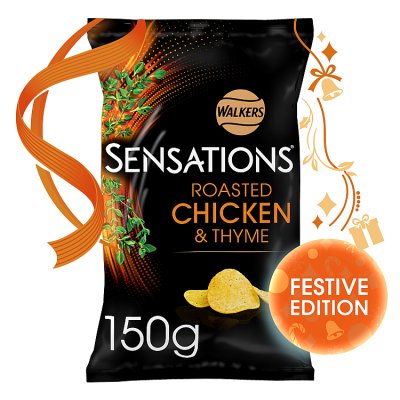Walkers Sensations Roast Chicken & Thyme Sharing Crisps