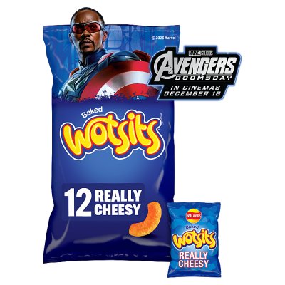 Walkers Wotsits Crisps Really Cheesy Multipack Snacks