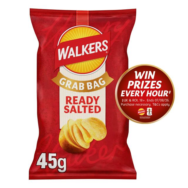 Walkers Ready Salted Crisps 45g