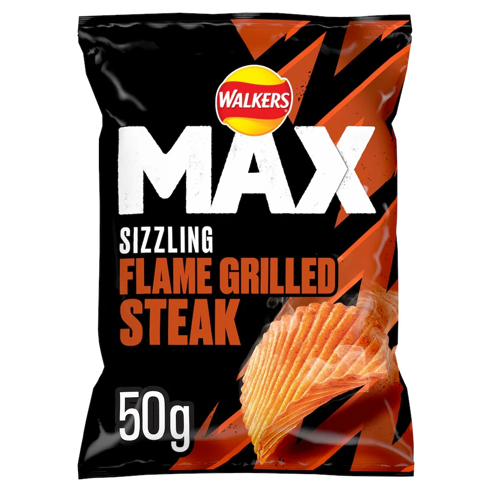 Walkers Max Flame Grilled 50G