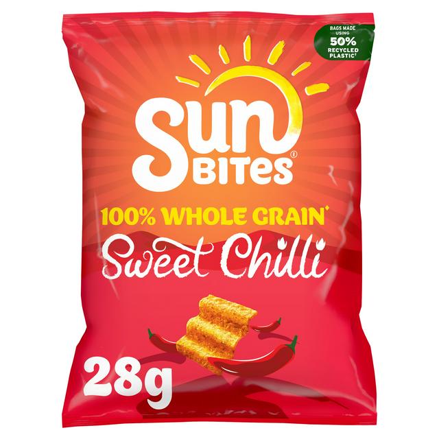 Sunbites Sun Ripened Sweet Chilli Snacks Grab Bag Crisps 28g