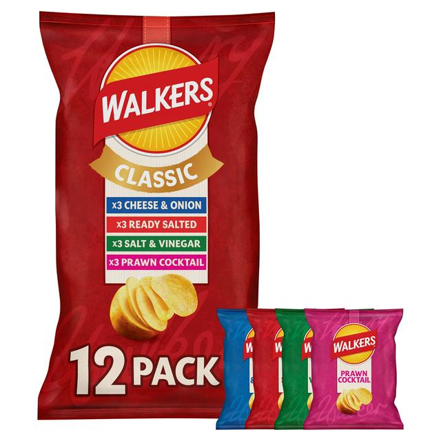 Walkers Classic Variety Multipack Crisps 12x25g