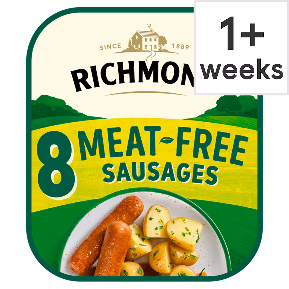 Richmond Meat-Free Sausages 8 Pack 304g