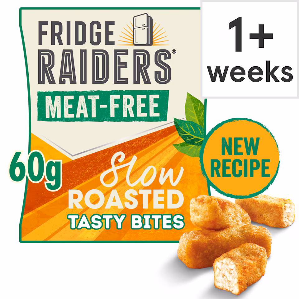 Fridge Raiders Meat Free Slow Roasted Tasty Bites 60G