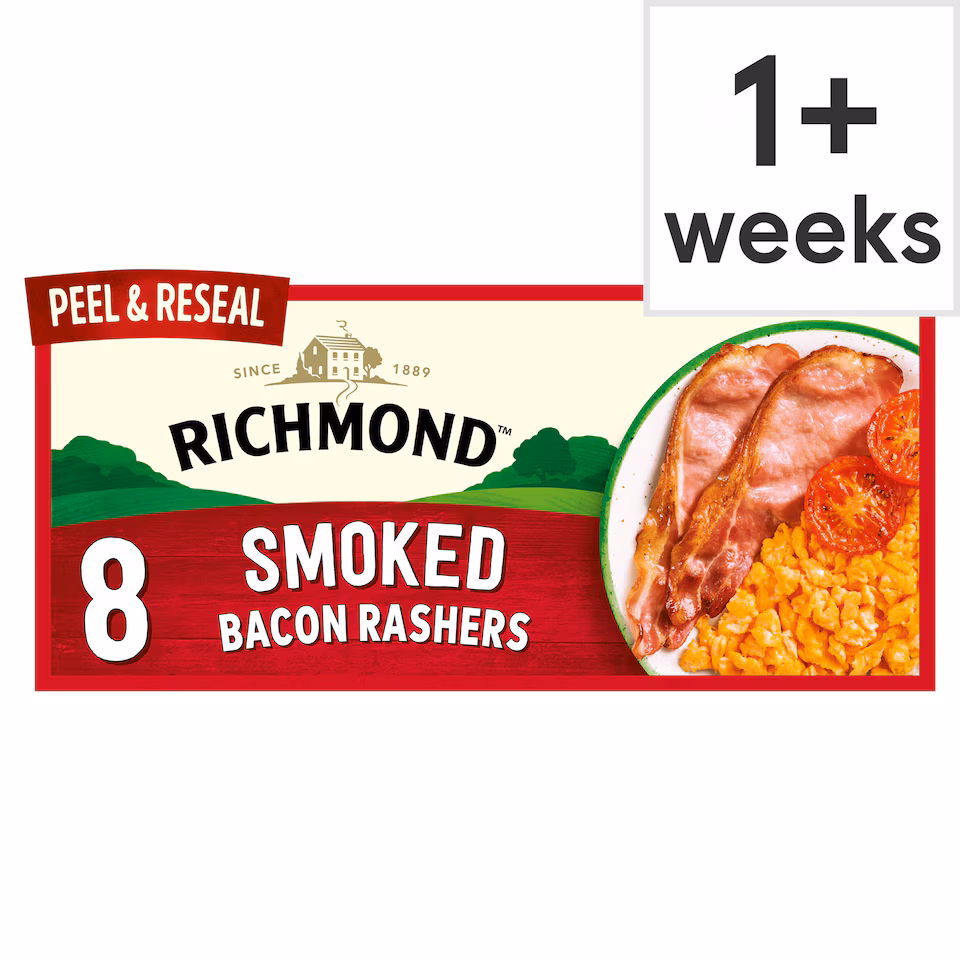 Richmond 8 Thick Cut Smoked Back Bacon 280g