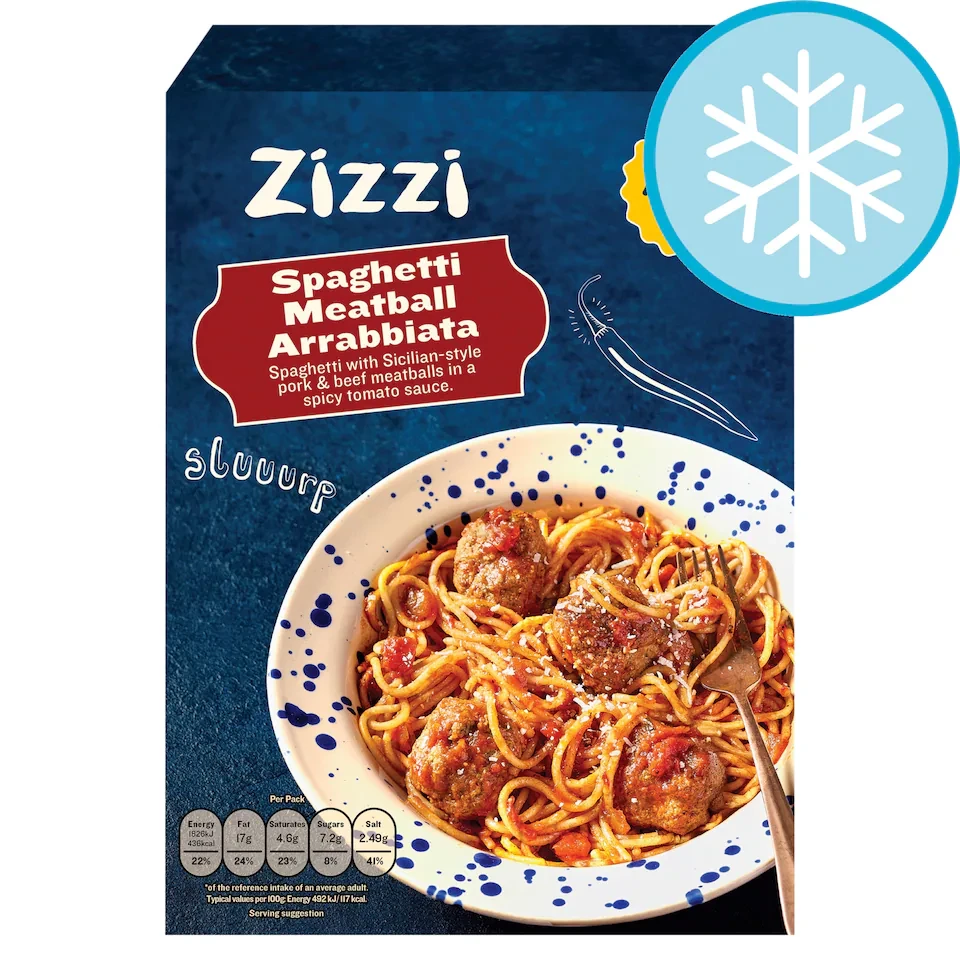 Zizzi Spaghetti Meatball Arrabbiata 400g