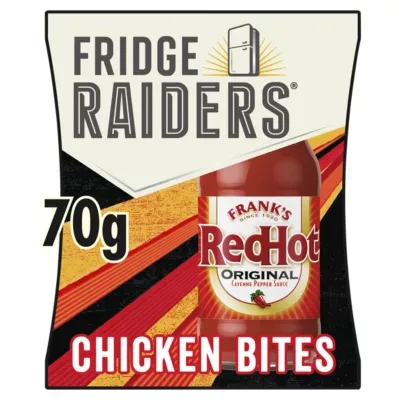 Fridge Raiders & Frank's Red Hot Original Chicken Snack Bites 70g