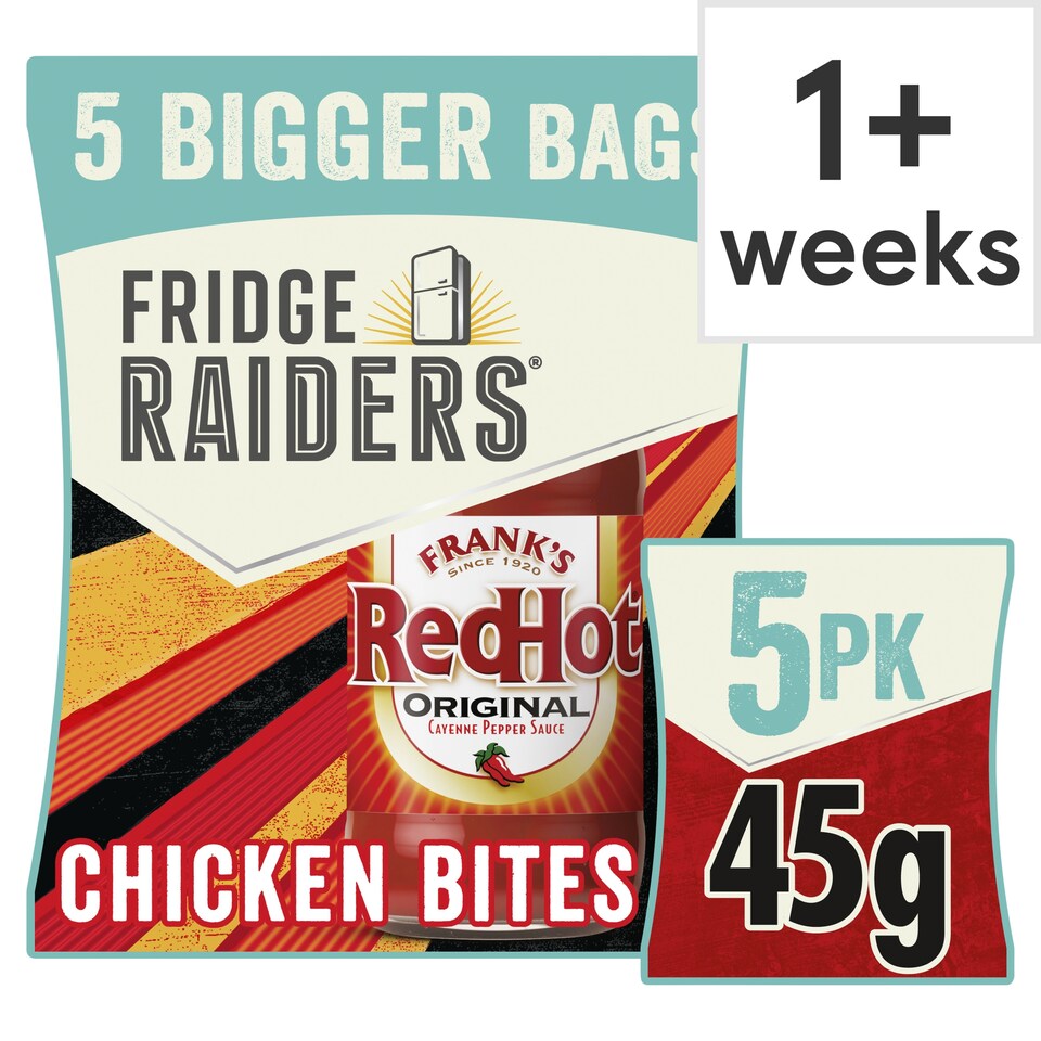 Fridge Raiders & Frank's Redhot Original 5x45g