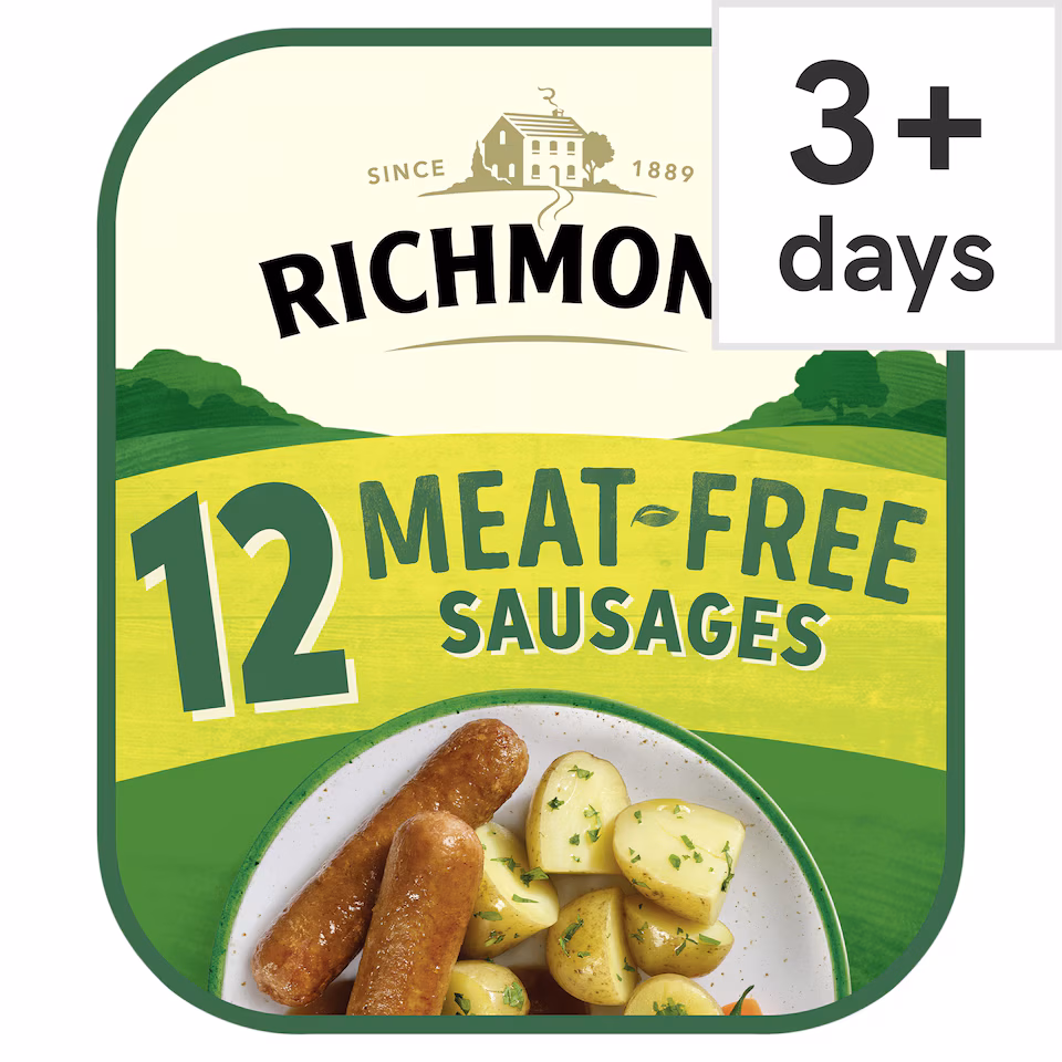 RICHMOND 12 MEAT FREE SAUSAGES 456G