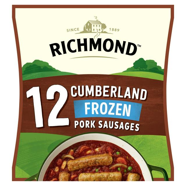 Richmond 12 x Cumberland Pork Sausages 516g