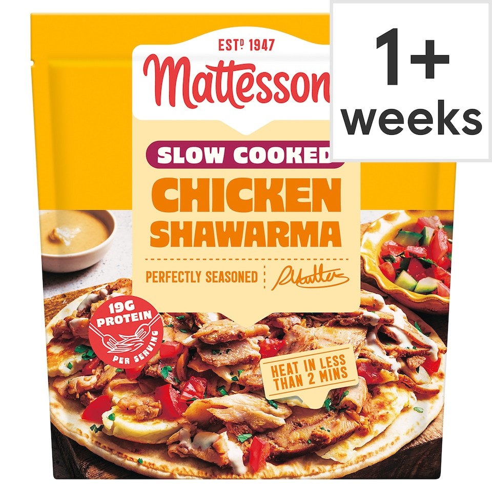 Mattessons Slow Cooked Chicken Shawarma 200g