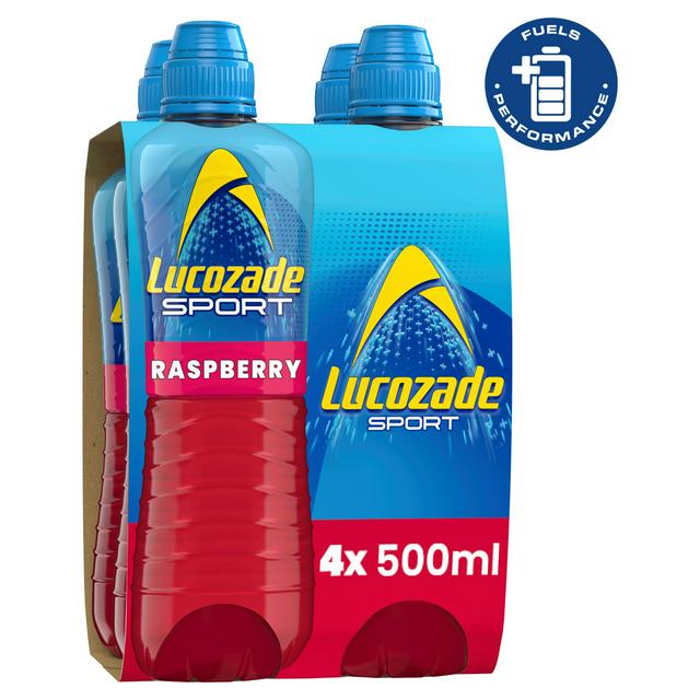 Lucozade Sport Drink Raspberry 4x500ml