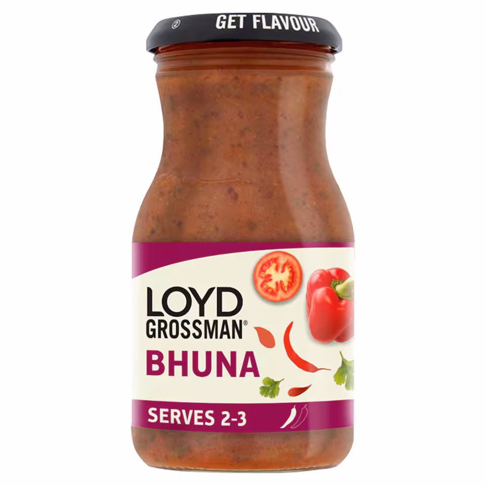 Loyd Grossman Sweet Tomato Bhuna Curry Sauce 350G