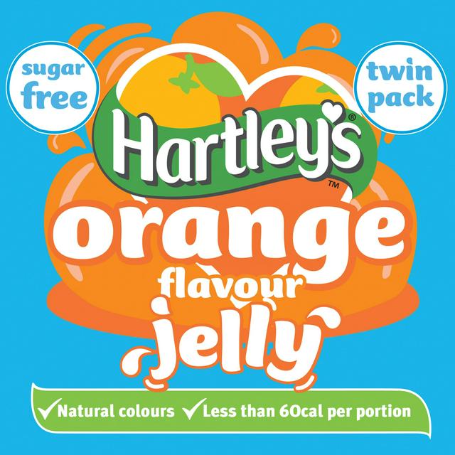 Hartley’s Sugar Free Orange Jelly Twin Pack 23g