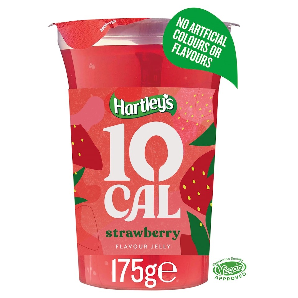 Hartley's 10 Cal Strawberry Flavour Jelly 175g