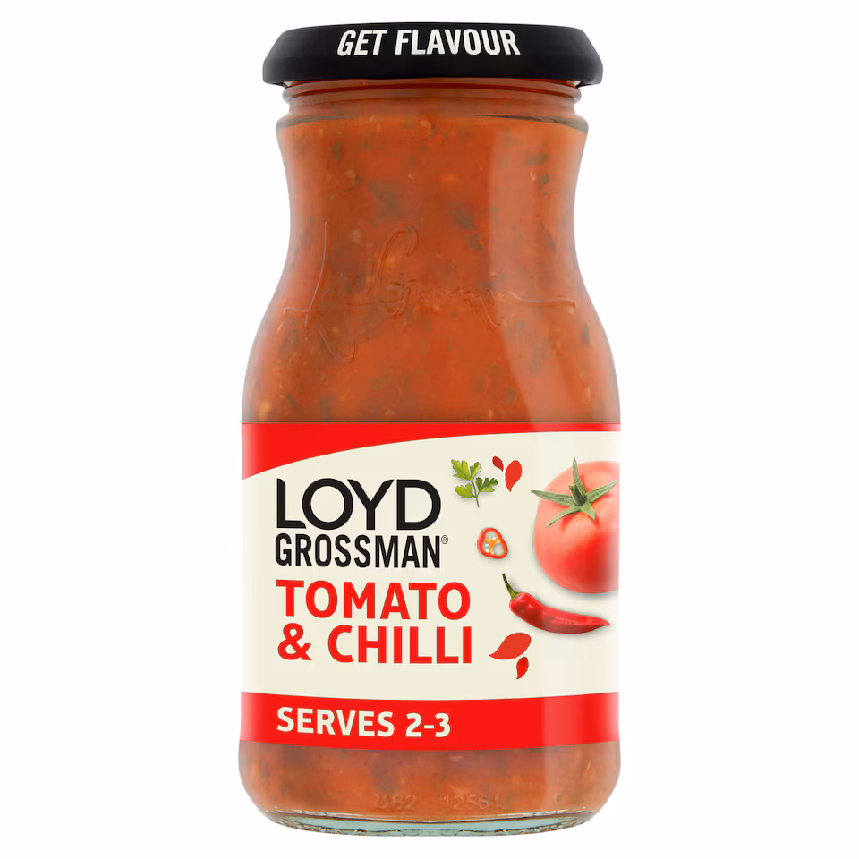 Loyd Grossman Tomato & Chilli Pasta Sauce 350G