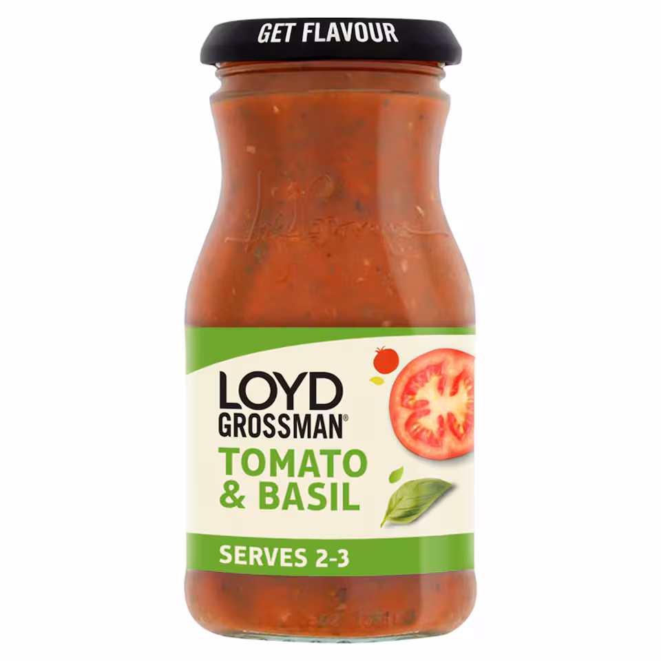 Loyd Grossman Tomato & Basil Pasta Sauce 350G