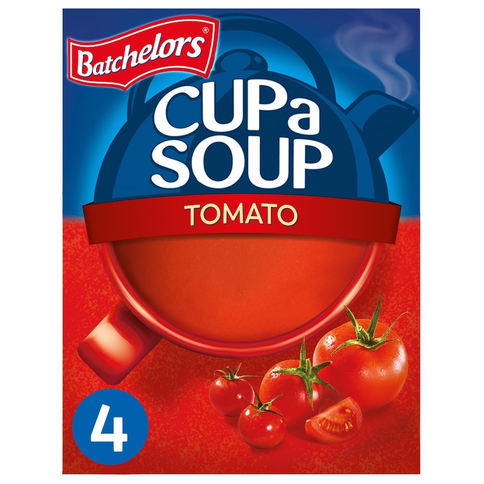 Batchelors Cup A Soup Tomato 4 Pack 93G