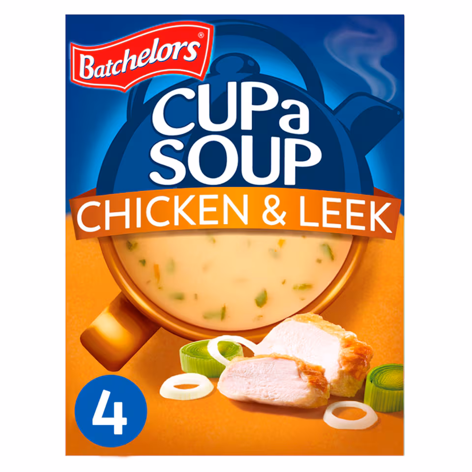 Batchelors Cup A Soup Chicken & Leek 4 Pack 86G