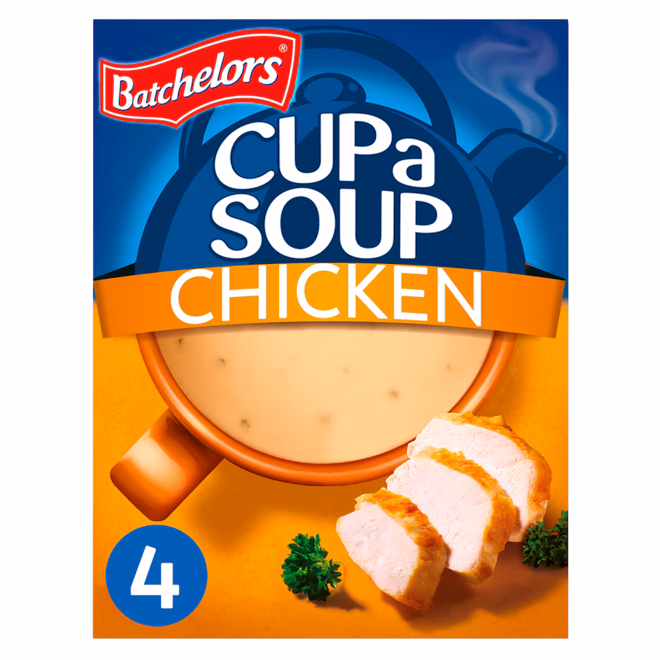 Batchelors Cup A Soup Chicken 4 Pack 81G