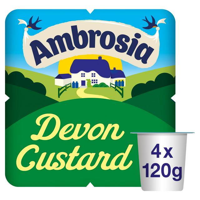 Ambrosia Custard Dessert  Pots 4 x 120g