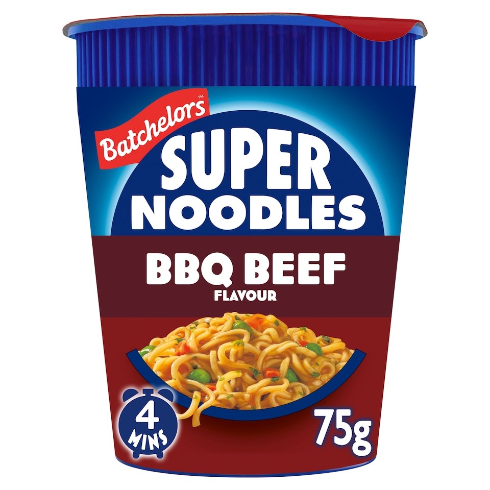 Batchelors Super Noodles Pot Bbq Beef 75G