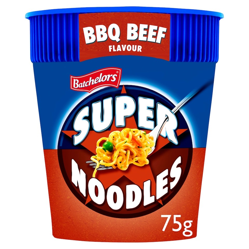 Batchelors Super Noodles Pot Bbq Beef 75G