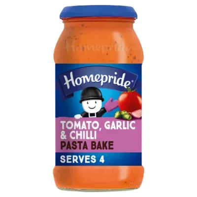 Homepride Pasta Bake Sauce Tomato, Garlic & Chilli