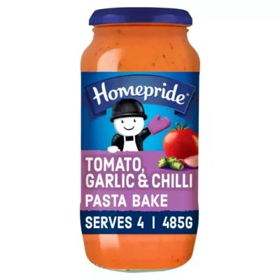 Homepride Pasta Bake Sauce Tomato, Garlic & Chilli