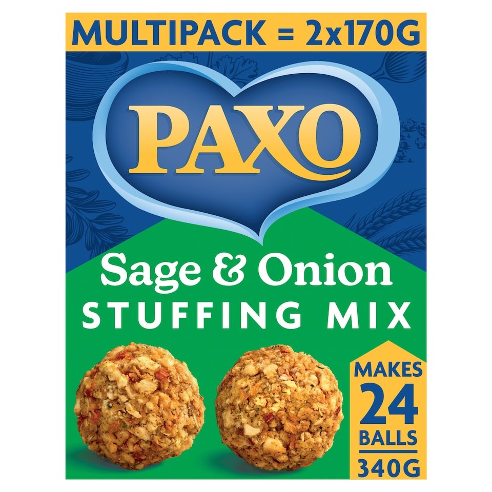 Paxo Sage & Onion Stuffing Mix 340G