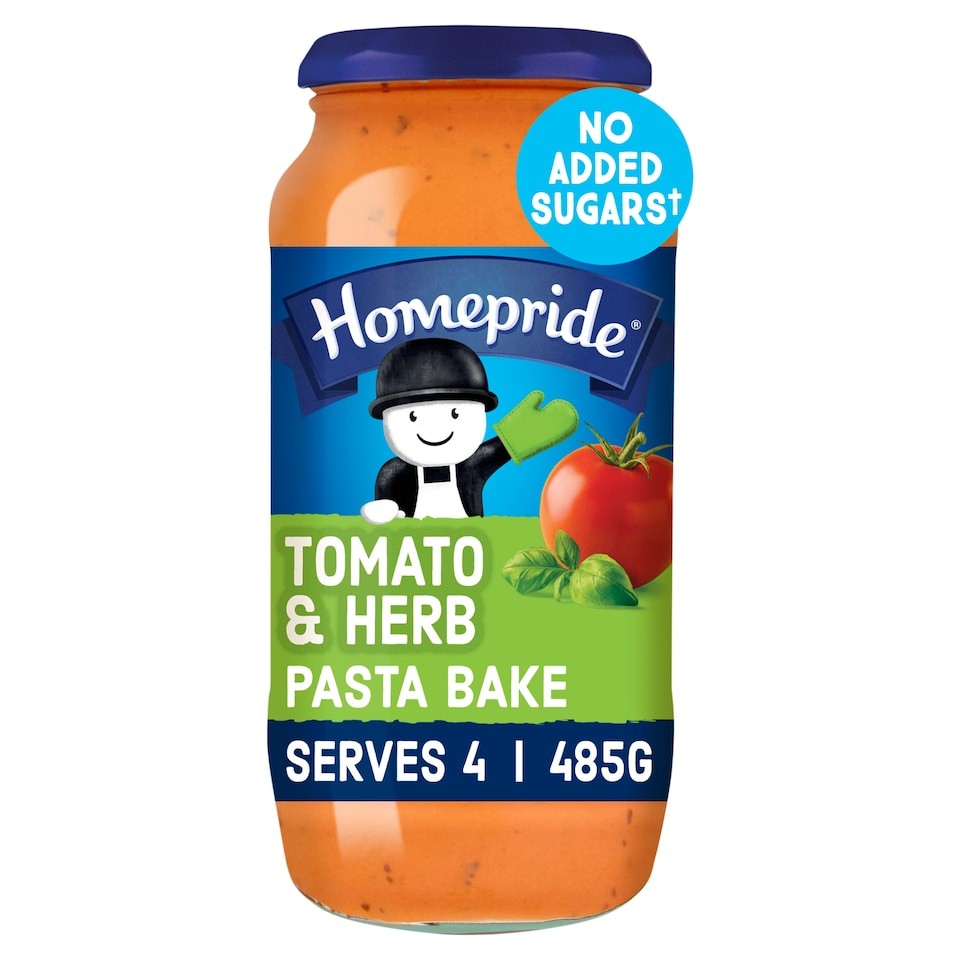 Homepride No Added Sugar Tomato & Herb Pasta Bake Sauce 485g