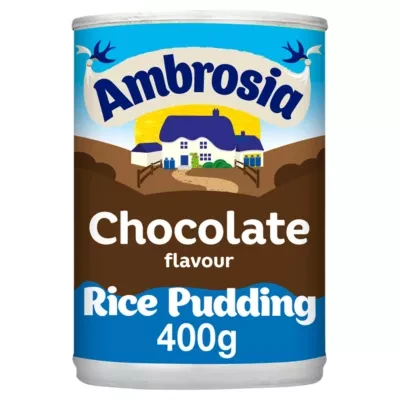 Ambrosia Ready To Serve Chocolate Flavour Rice Pudding Can 400G
