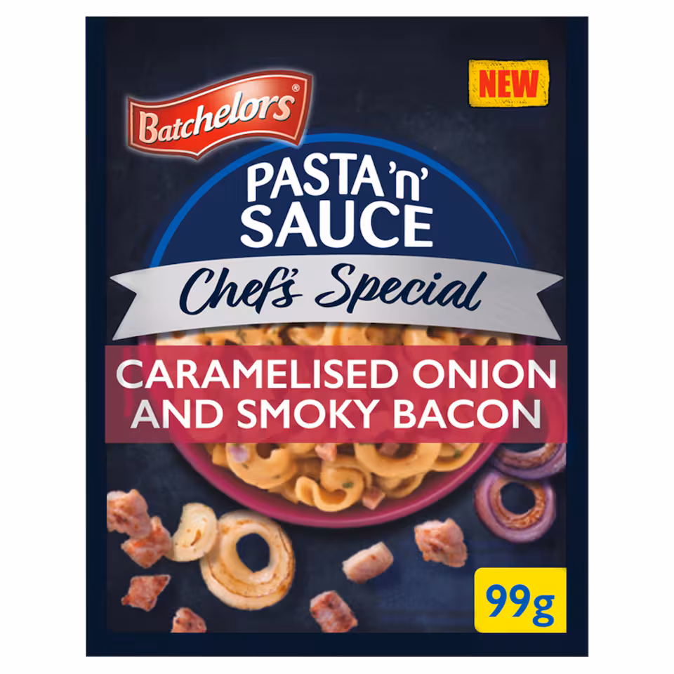 Batchelors Pasta & Sauce Caramelised Onion & Smoky Bacon 99G