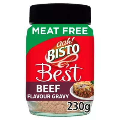 Bisto Best Vegan Meat Free Beef Flavoured Gravy Granules 230g